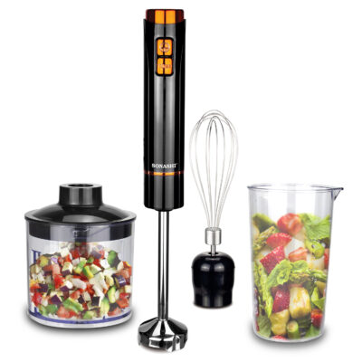 4-In-1 Hand Blender Set With Chopper And Whisk 700 ml 250 W SHB-185JCW