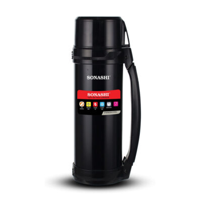 Hot And Cold 1.8 L Vacuum Flask SVF-1800 Black